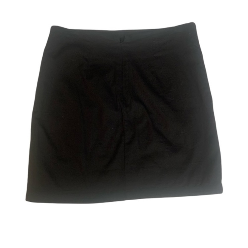 Romeo & Juliet Couture Boho Black Orange Embroidered Sequined Mini Skirt Cotton - Picture 8 of 14